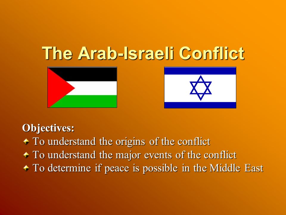 Arab-Israeli Conflict